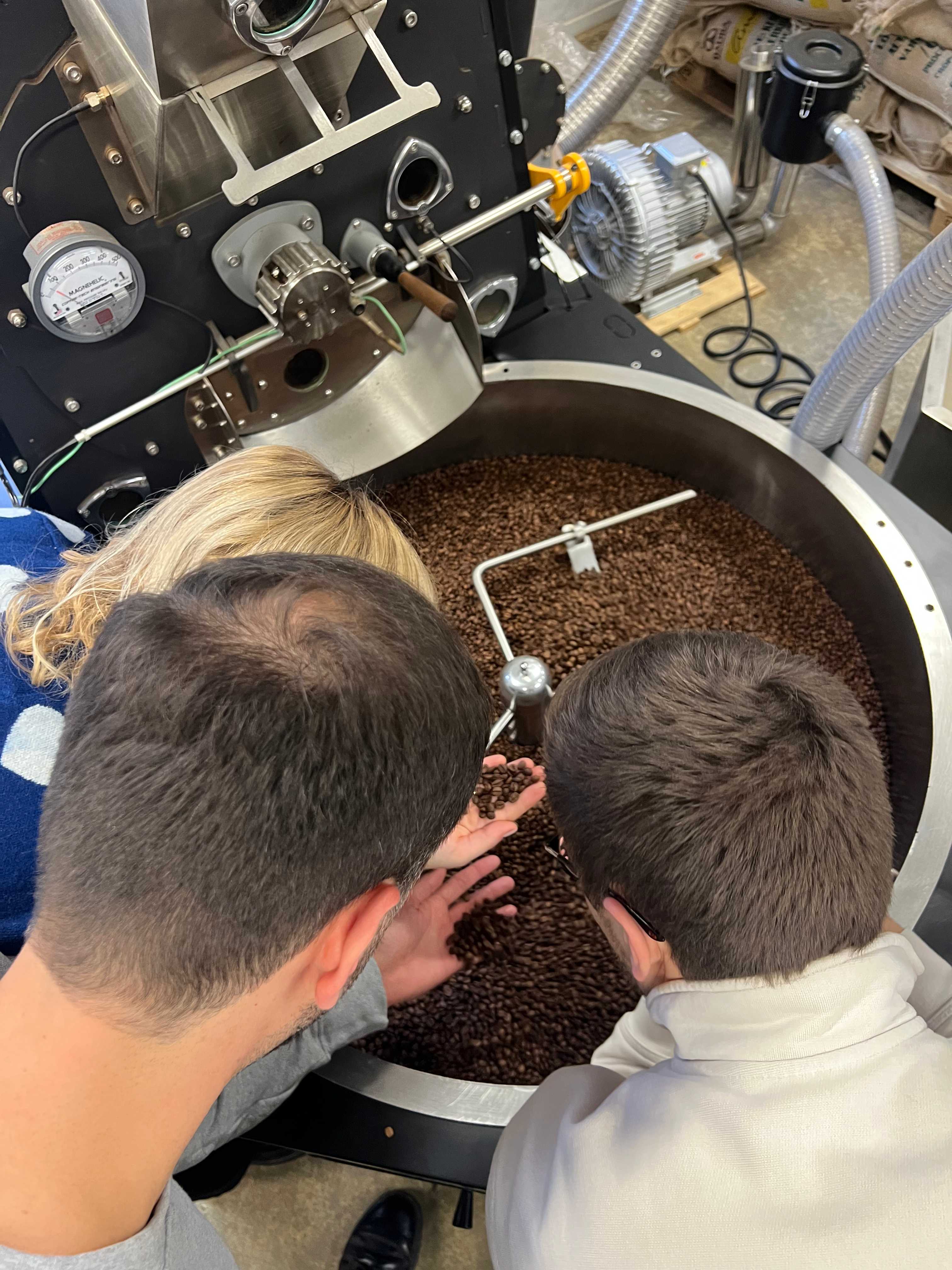 Kaffeebohnen rösten